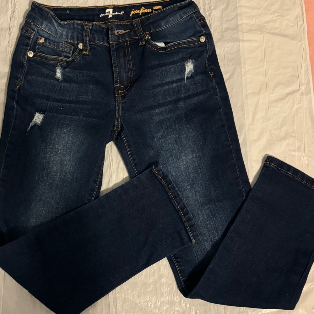 7 For all Mankind Josefina skinny boyfriend jeans